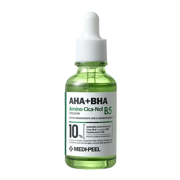 Отшелушивающая ампула с кислотами и центеллой Medi-Peel AHA BHA Amino Cica-Nol B5 Ampoule, 30 мл