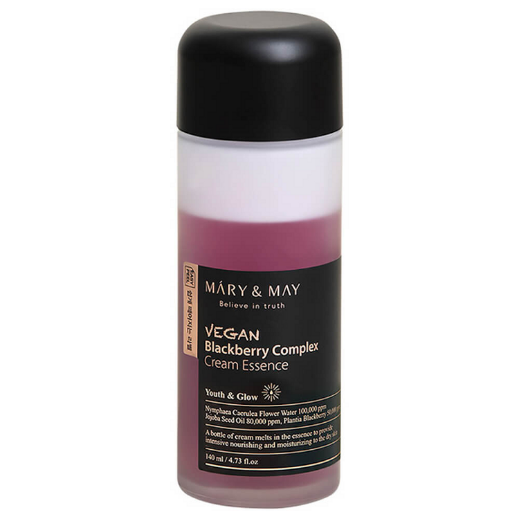 Кремовая эссенция с экстрактом ежевики Mary&May Vegan Blackberry Complex Cream Essence, 140 мл