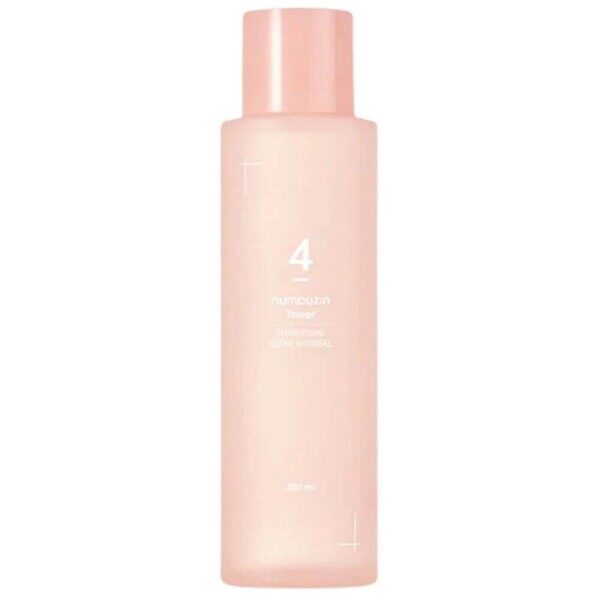 Минеральный тонер для выравнивания микрорельефа numbuzin No.4 Hydrating Glow Mineral Toner, 200 мл